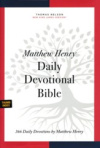 NKJV Matthew Henry Daily Devotional Bible Hardcover  (indexed)